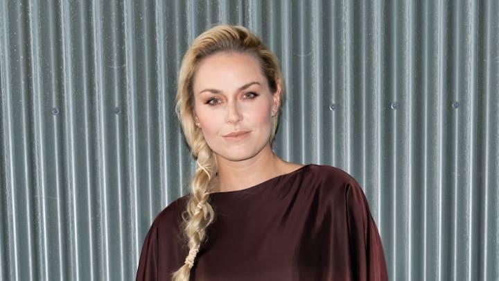 Lindsey Vonn arrives at the Jason Wu runway show during New York Fashion Week.