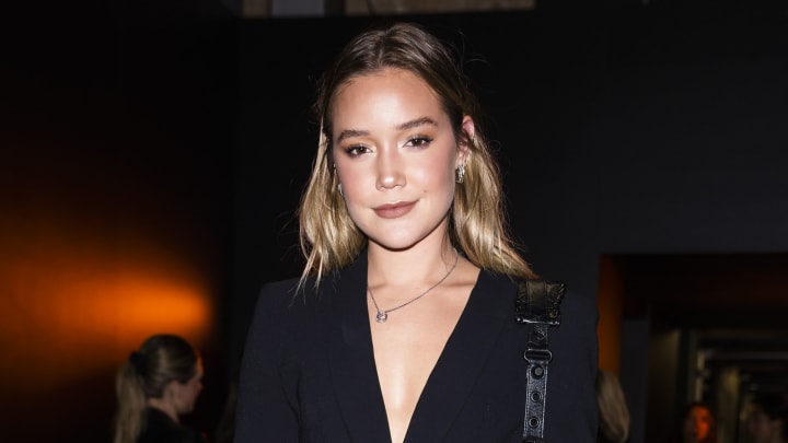 Olivia Ponton attends a Bulgari event at The Jazz Club at Aman New York.