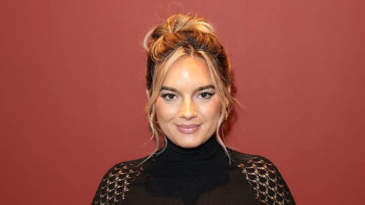 Natalie Mariduena attends as Sports Illustrated Swimsuit celebrates the launch of the 2022 issue and debut of Pay With Change. 