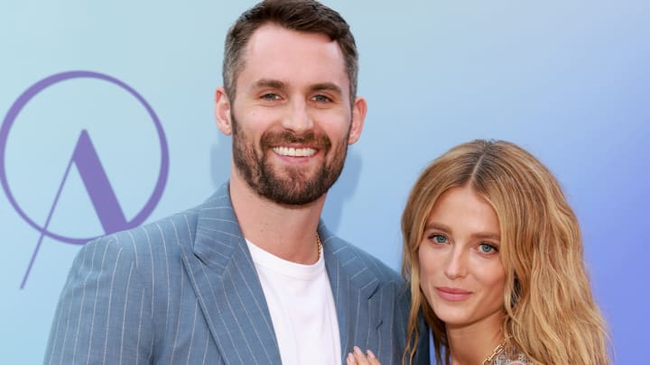 Kevin Love and Kate Bock