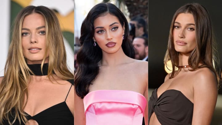 Margot Robbie, Cindy Kimberly and Hailey Bieber.
