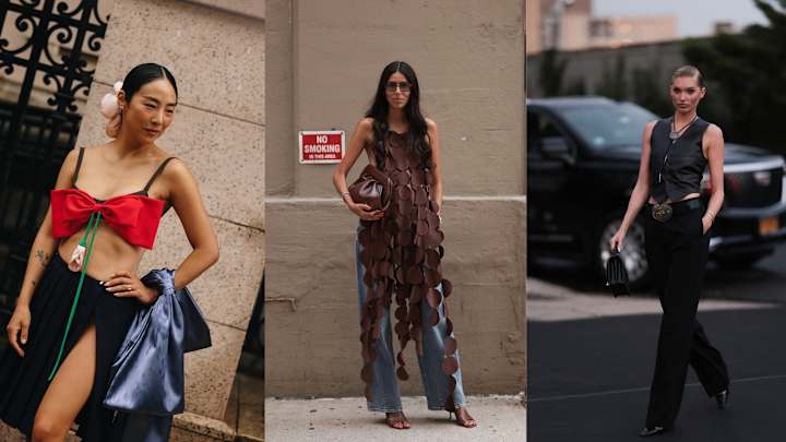 Guests at New York Fashion Week shows.
