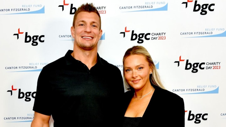 Rob Gronkowski and Camille Kostek