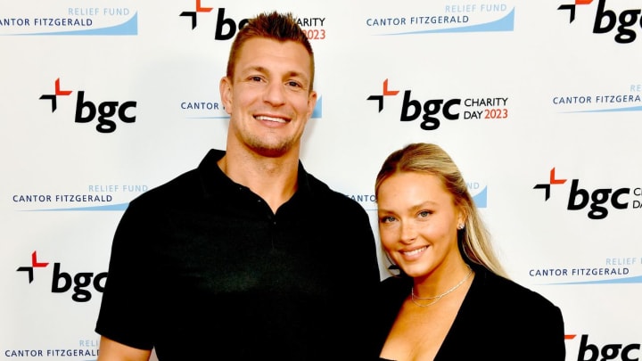 Rob Gronkowski and Camille Kostek