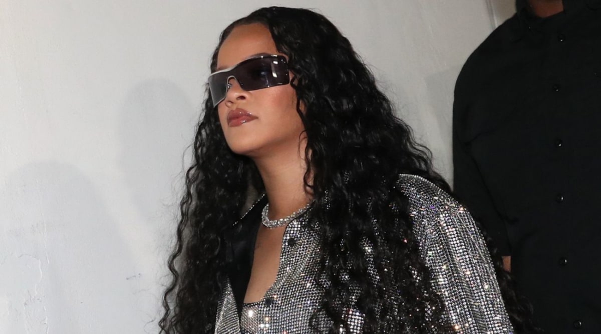 Rihanna Shines Bright Like a Diamond in Disco Ball-Inspired Outfit