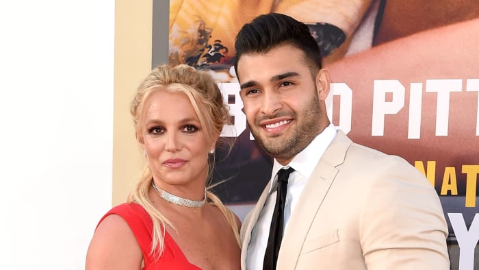 Britney Spears and Sam Asghari.