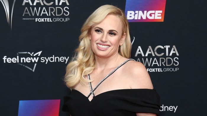 Rebel Wilson attends the 2022 AACTA Awards.