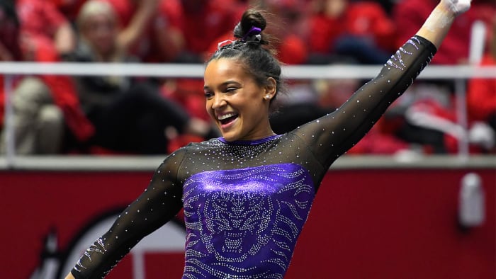 LSU Gymnast Haleigh Bryant Makes Program History With 3 Perfect Scores ...