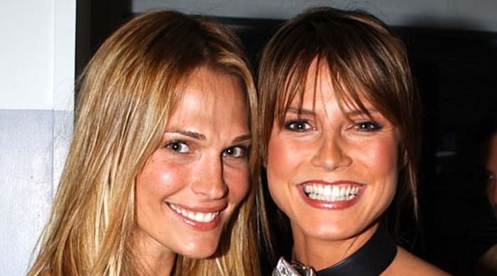 Molly Sims and Heidi Klum