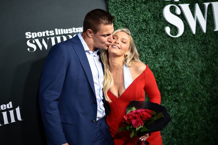 Rob Gronkowski and Camille Kostek.