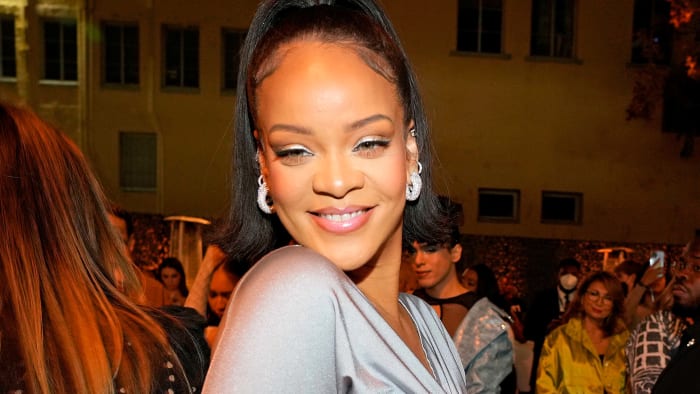 Rihanna at a Fenty Beauty event in Los Angeles.