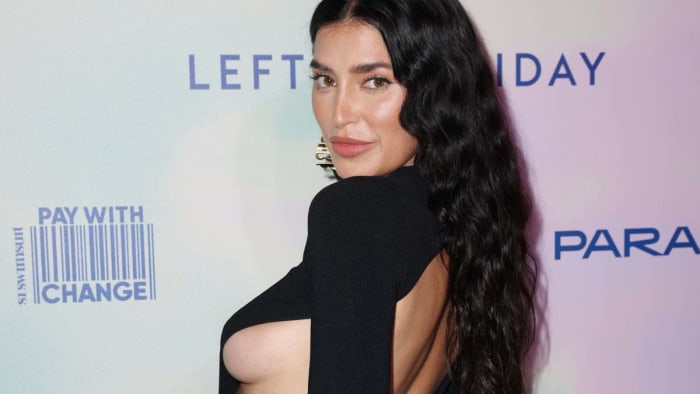 Nicole Williams English at Miami Swim Week 2022.