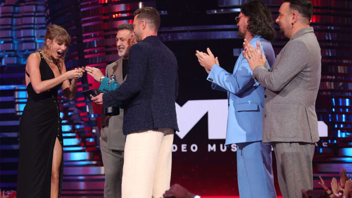 Taylor Swift and NSYNC.