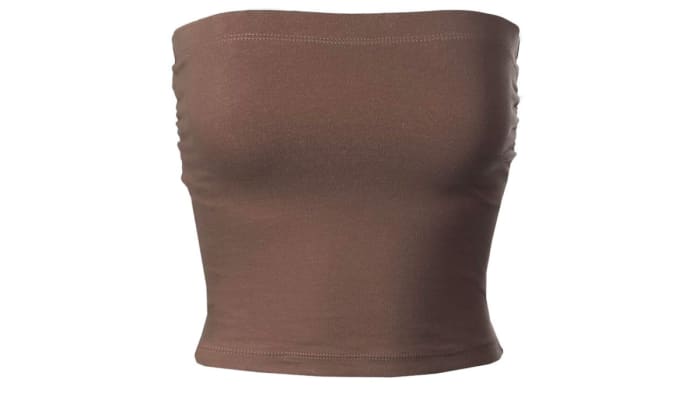 Amazon brown tube top