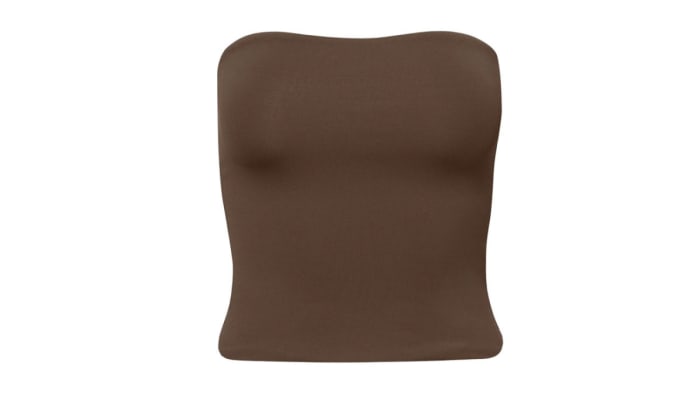 Aritzia brown tube top