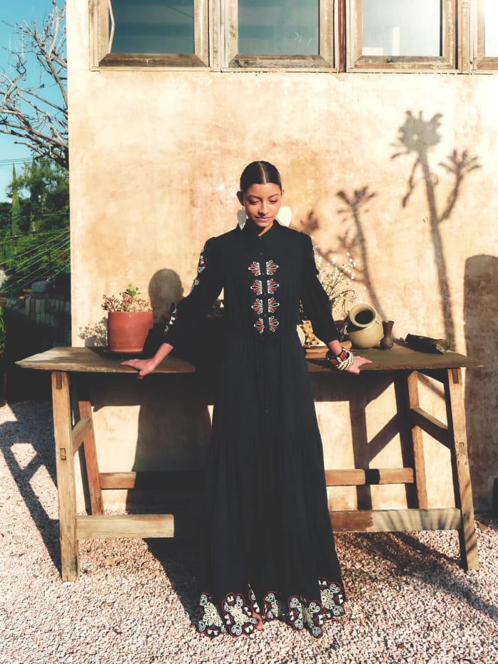 Long sleeve geo dress from Carolina K.