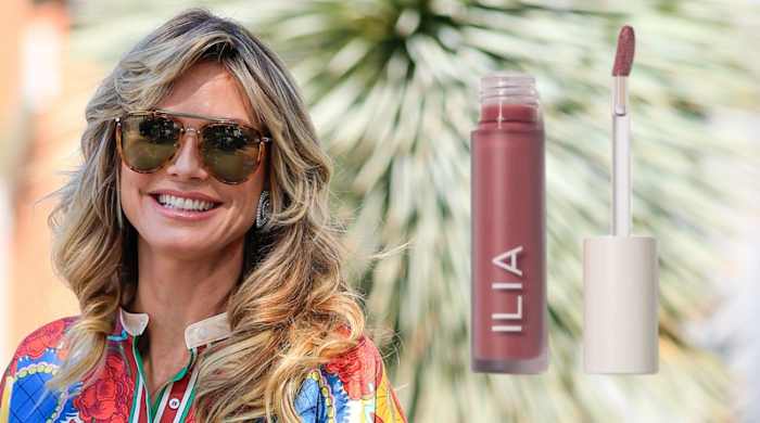 Heidi Klum and Ilia Beauty product