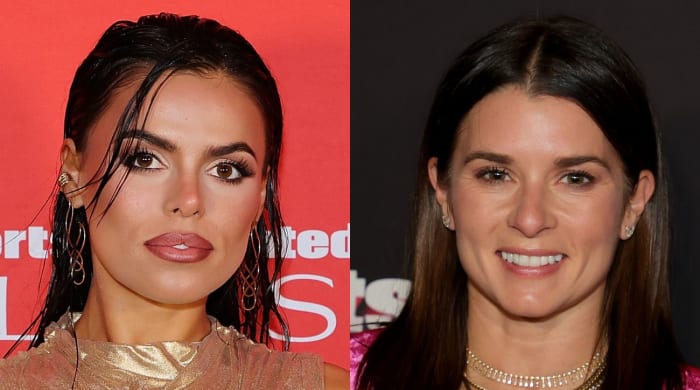 Brooks Nader and Danica Patrick