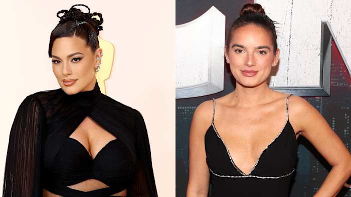 Ashley Graham and Natalie Mariduena.