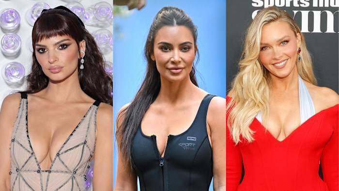 Emily Ratajkowski, Kim Kardashian and Camille Kostek.
