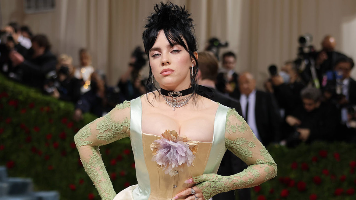Billie Eilish attends The 2022 Met Gala Celebrating “In America: An Anthology of Fashion” at The Metropolitan Museum of Art.