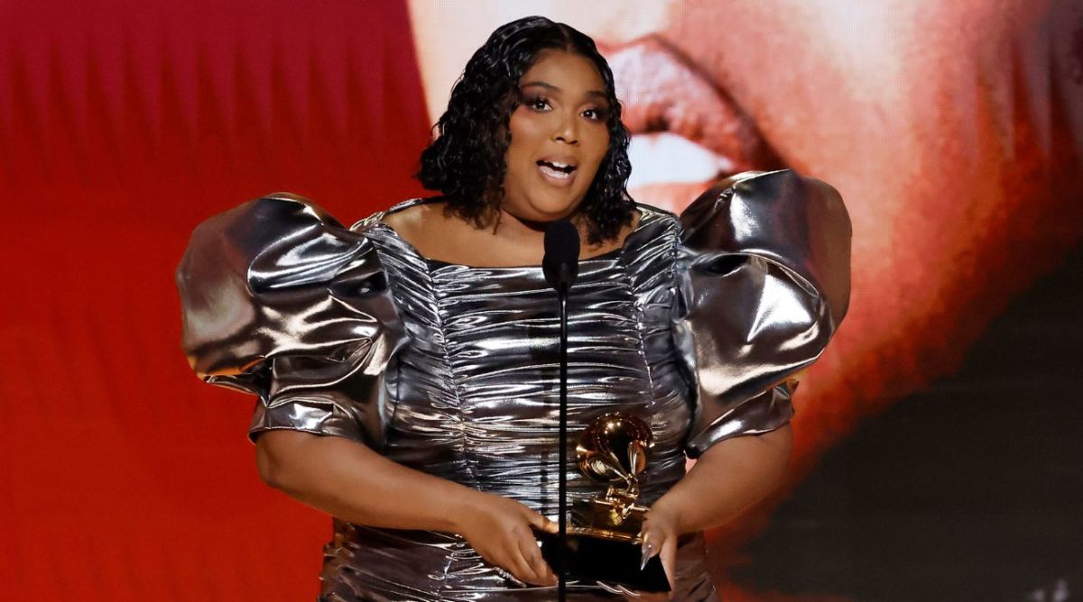 Lizzo Preaches SelfLove During Acceptance Speech for Record of the