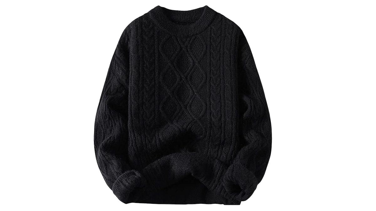 Vamtac Womens Oversized Sweaters Cable Knit Long Sleeve Loose