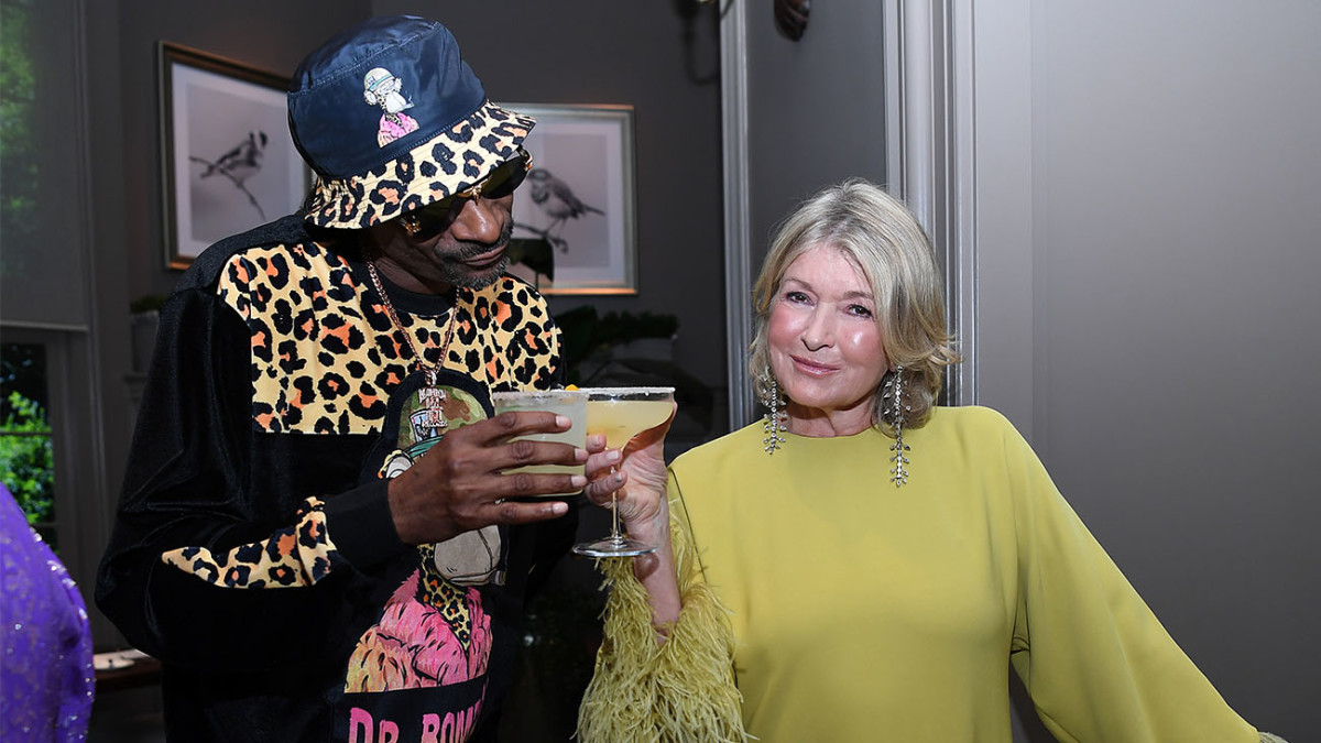 Martha Stewart and Snoop Dogg.