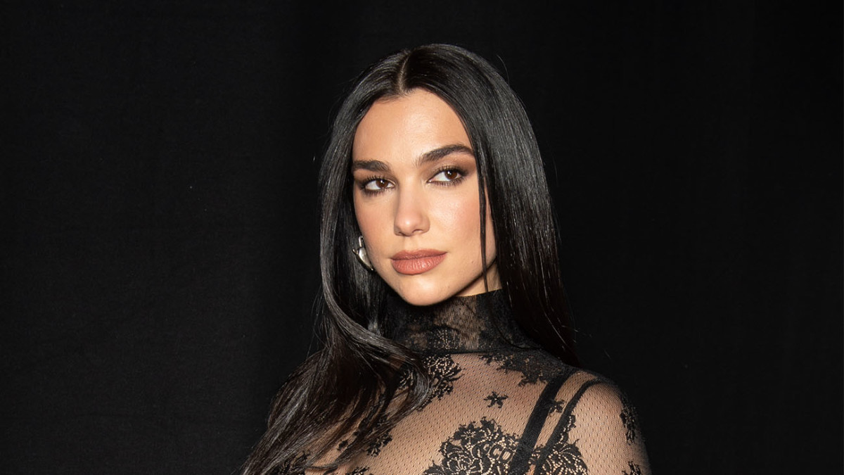Dua Lipa Is Living in a Barbie World With Sparkly Pink Two-Piece ...