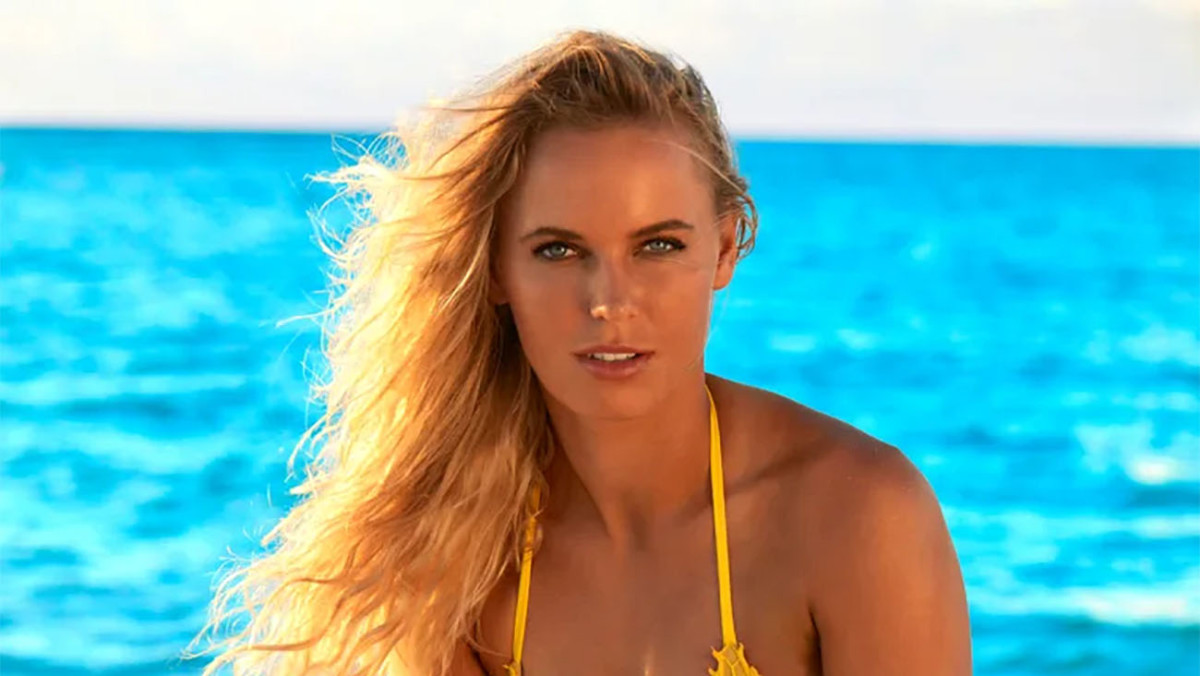 Caroline Wozniacki was photographed by Emmanuelle Hauguel in Turks and Caicos.