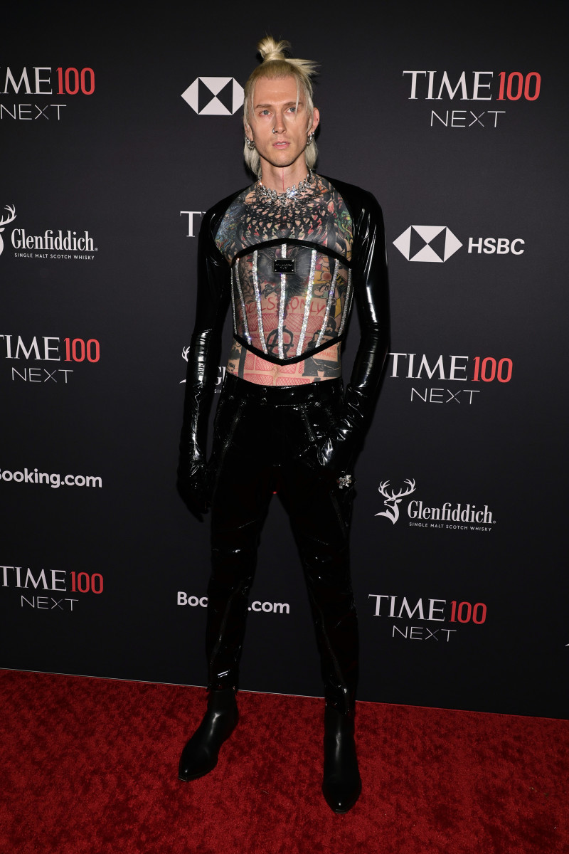 Machine Gun Kelly attends the Time100 Next event in New York City. 