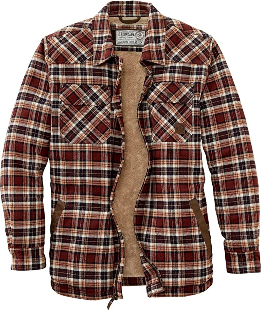 Legendary Whitetails lined flannel shirt