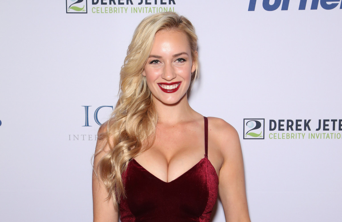 Paige Spiranac attends the 2017 Derek Jeter Celebrity Invitational gala.