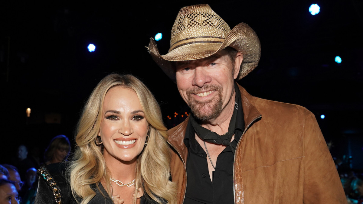 Carrie Underwood and Toby Keith