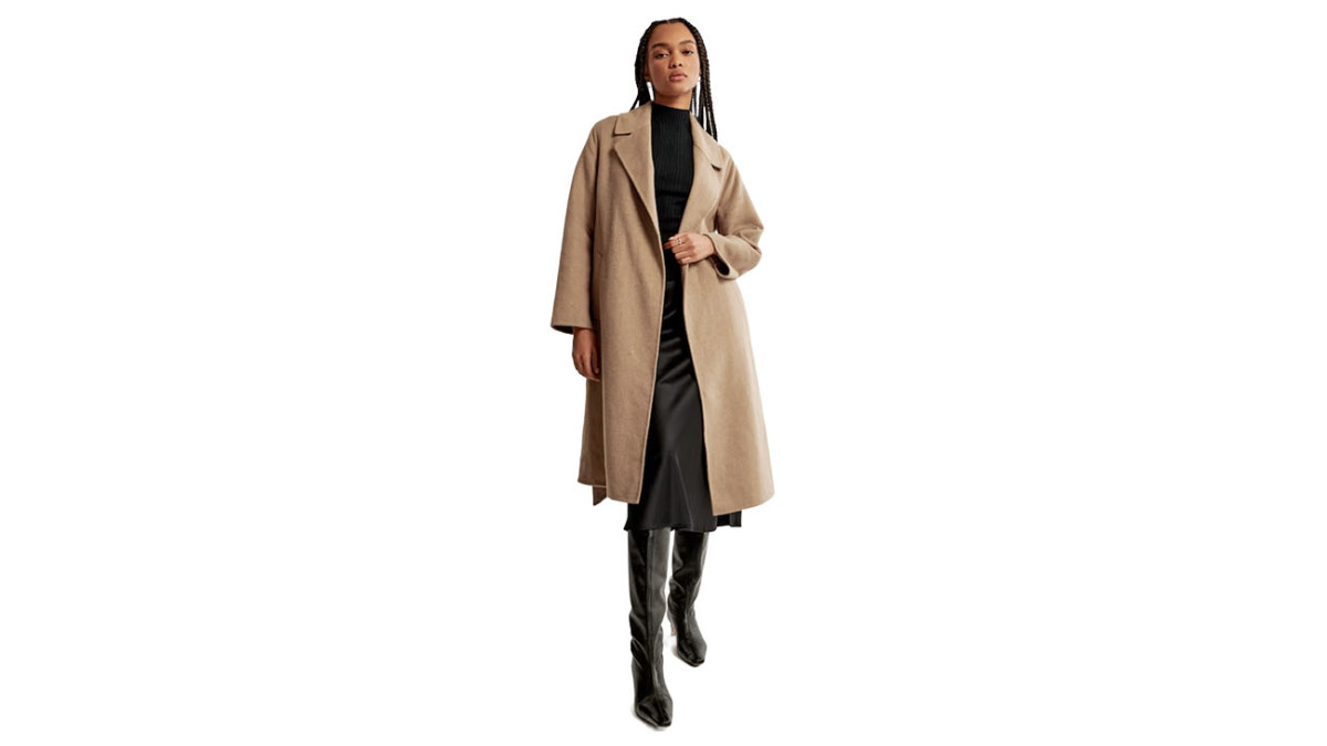 Abercrombie brown coat