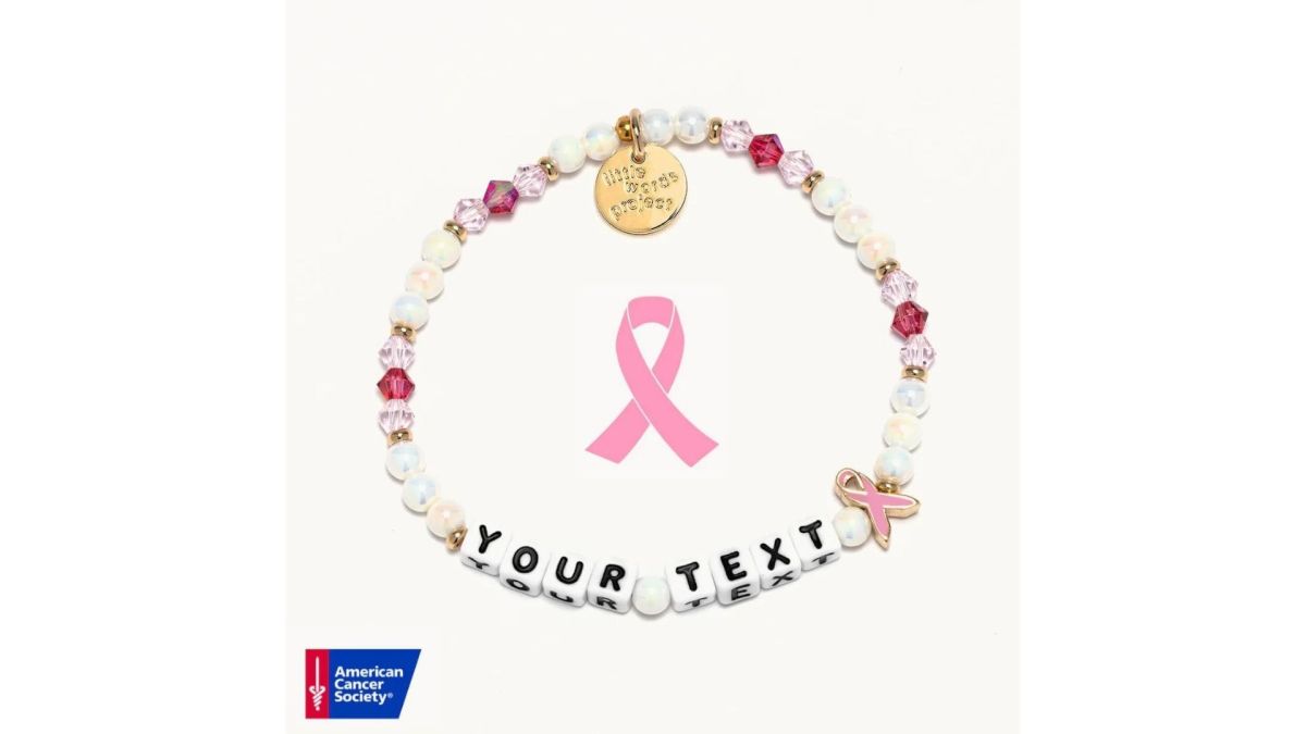 Pink Ribbon Friendship Bracelet Pattern - Breast Cancer Awareness