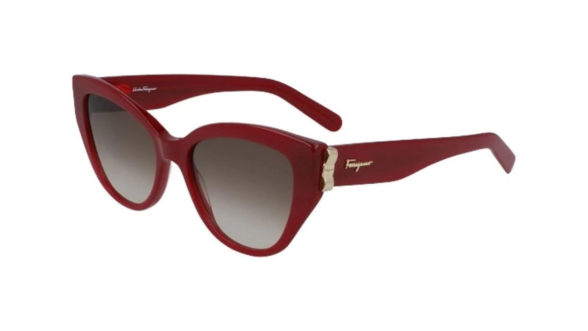 Red framed sunglasses