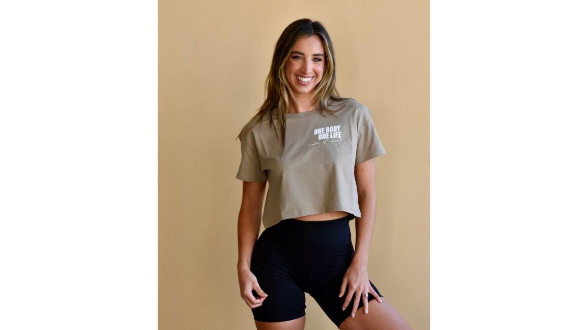 Katie Austin cropped tee