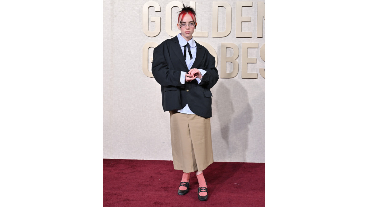 Billie Eilish Brings Crew Socks and Loafers Trend to the Red Carpet