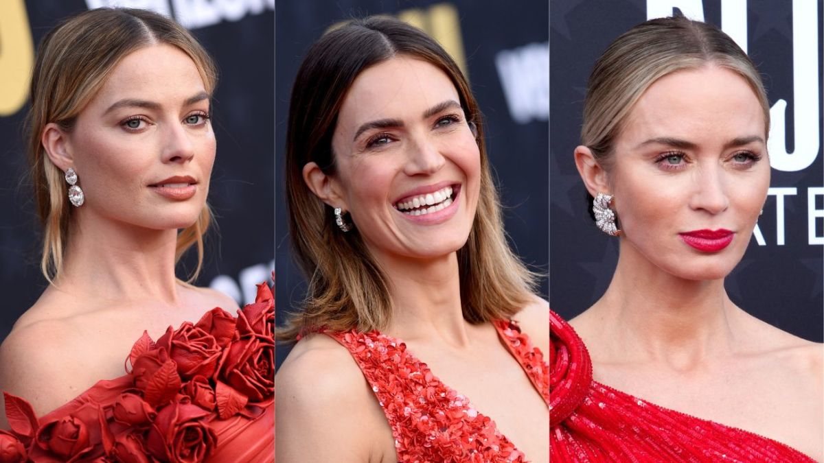 Margot Robbie, Mandy Moore and Emily Blunt.